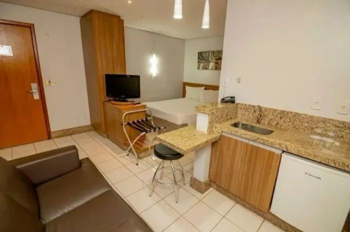 Flat mobiliado com 1 dormitório à venda, 33 m² por R$ 260.000 - Setor Oeste - Goiânia/GO