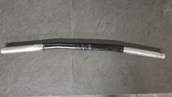 Guidão em alumínio vintage MTB flat 28,4 55 cm. Muito leve