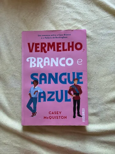 Livro Vermelho,Branco e Sangue Azul