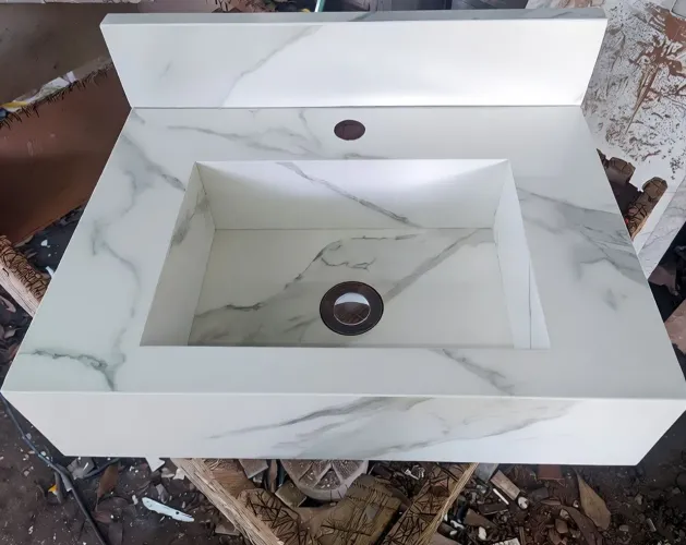 Pia de porcelanato pronta entrega 