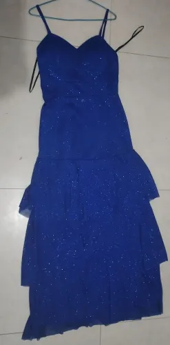 Vestido de festa azul