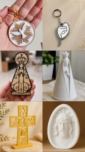 Coleção Religiosos em 3D