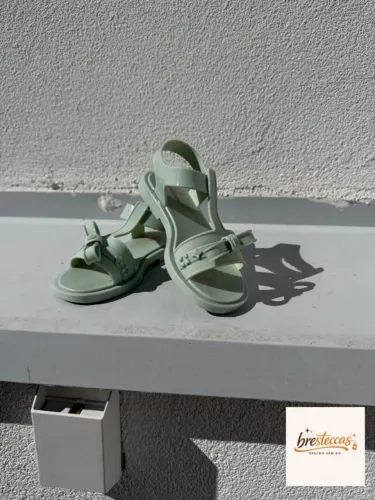 Sandália Mini Melissa Charming - Verde / Com Laço