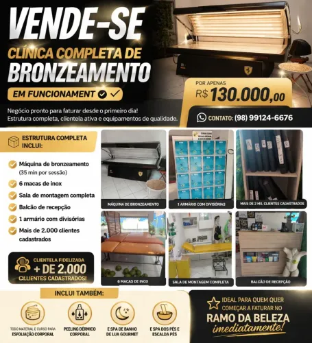 PASSA CLINICA DE BRONZEAMENTO COMPLETO
