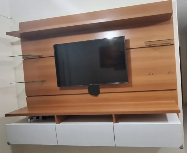 Painel rack para tv até 85 polegadas (2,00x1,50m)