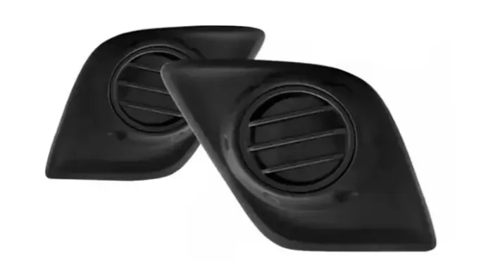 Par de molduras farol de milha Hilux 2016