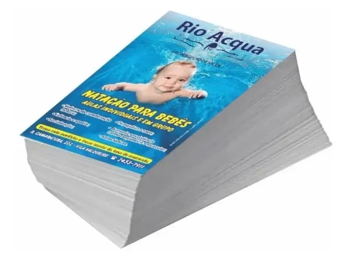 Panfletos Personalizados Fosco A5