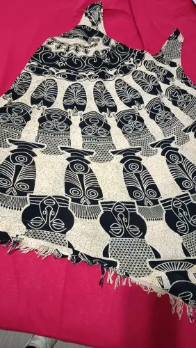 Vestido indiano étnico viscose plus size EG