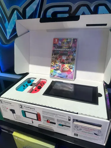 Nitendo switch v2 + jogo mario kart
