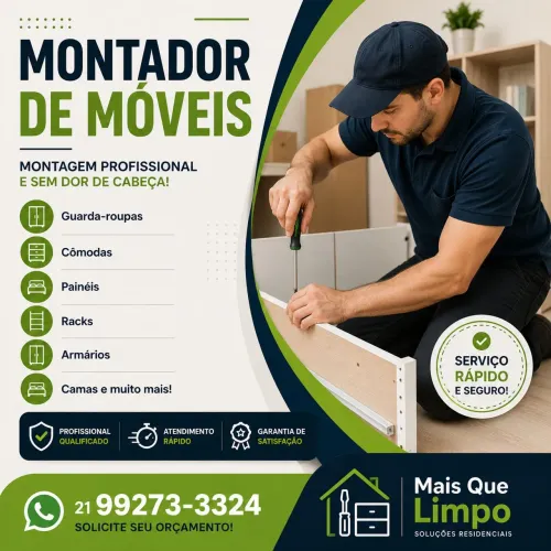 Montador de Móveis Profissional | Guarda-Roupa, Cama e Painel
