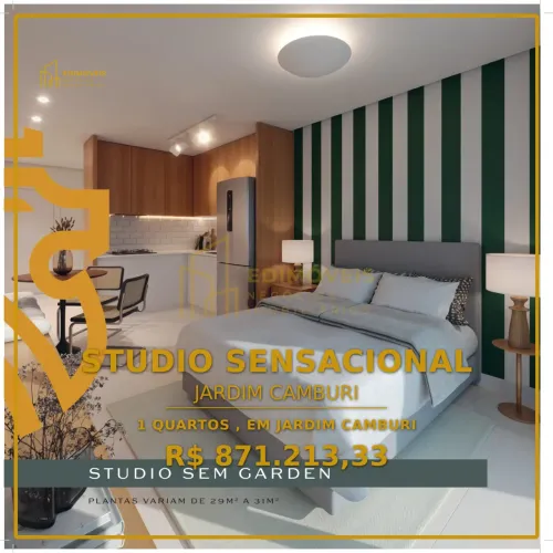 Studio Moderno em Jardim Camburi: Conforto e Praticidade no ARIAH Residencial