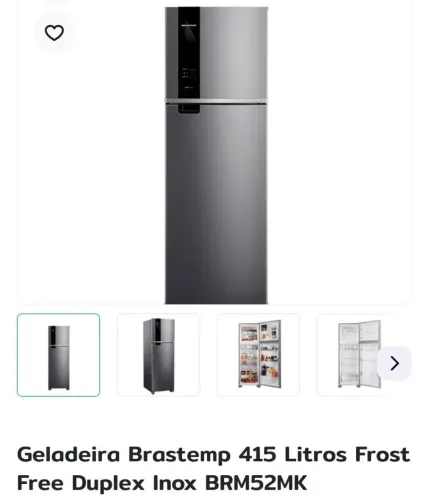 Geladeira brastemp 415 litros 