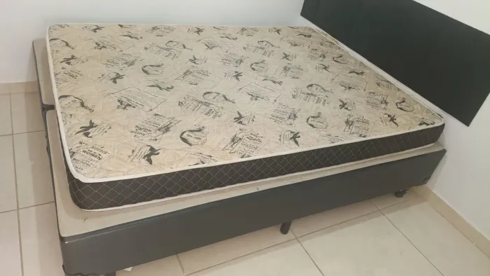 Cama box mais colchão D33