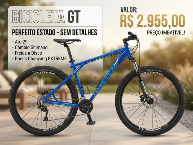 Bicicleta GT câmbio sigma o