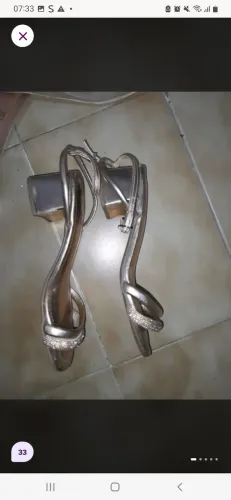 Tamanco rosê 33