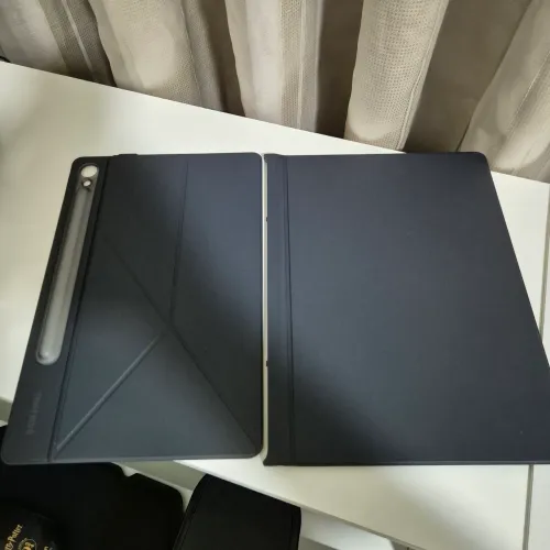 Capa Smart Book Cover Samsung Galaxy Tab S9, S9FE, 10LITE e S10FE<br>Preta