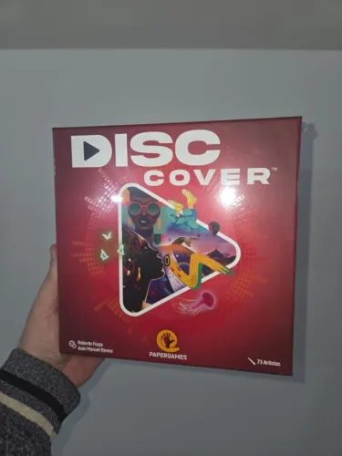 Disc Cover Boardgame - Jogo de Tabuleiro - PaperGames (NOVO LACRADO)
