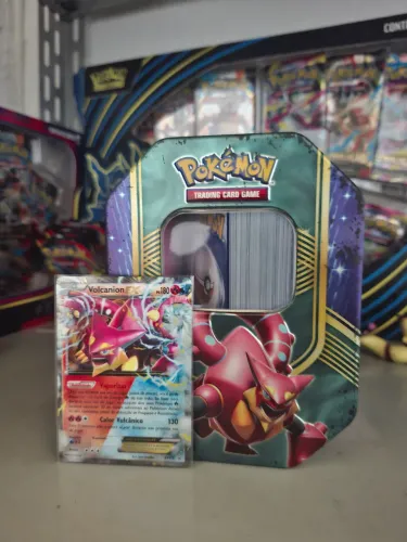 Lata Volcanion Ex + card promo + bulk 350-400 cards