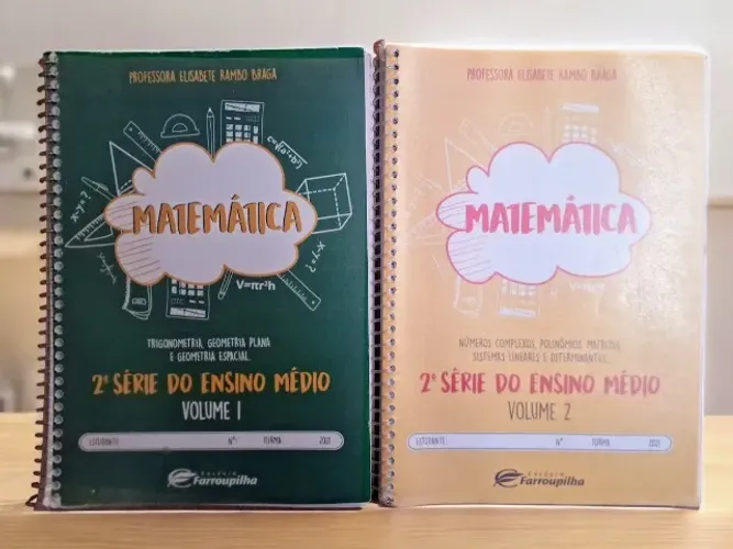 Apostilas Matemática Farroupilha 1 e 2 Vestibular UFRGS