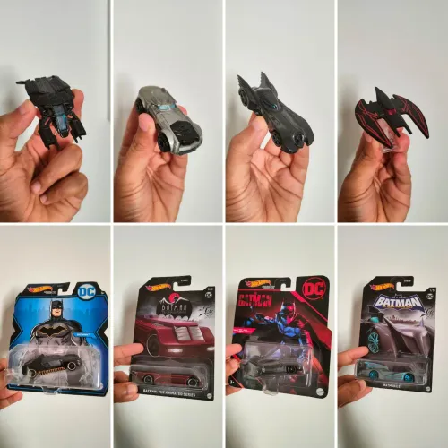 Lote 8 Hot Wheels Batman - Batmóvel - Batmobile - 8 veículos