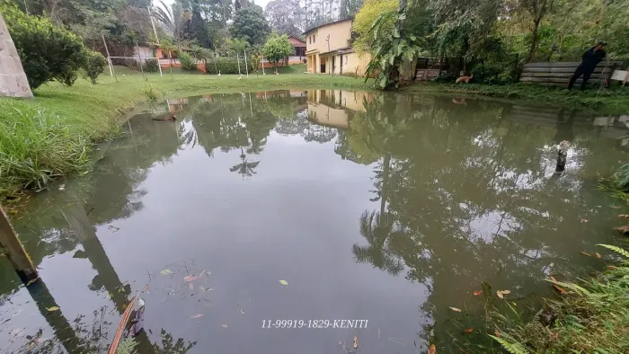 Bela chácara, 6.400 m², 4drms, MAIRIPORÃ, pronto p/ uso, lago, riacho, poço, planíssimo, n