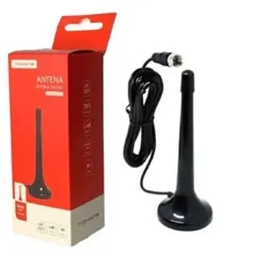 Antena Tv Digital Tomate Uhf Vhf Interna Premium cabo 3 mts