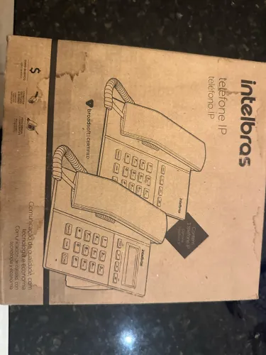 Telefone IP Intelbras TIP 125 - Perfeito Estado (Na Caixa)