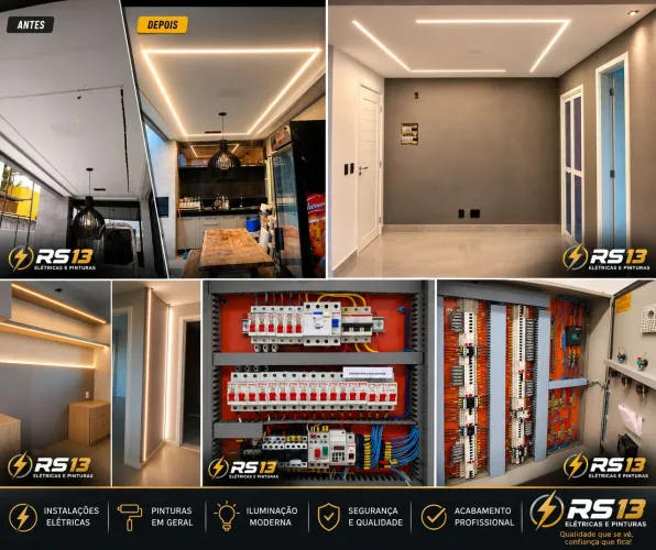 ELETRICISTA & PINTOR PROFISSIONAL DISPONÍVEL 24HR
