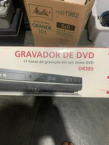 Gravador de dvd LG DR385 filmes transferi vhs vídeo