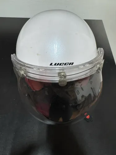 Capacete Lucca aberto com viseira 57 TAM