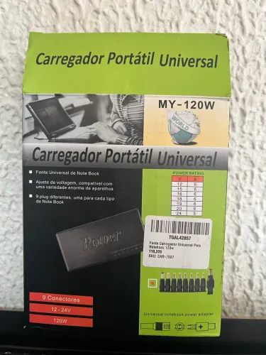 Carregador portátil universal