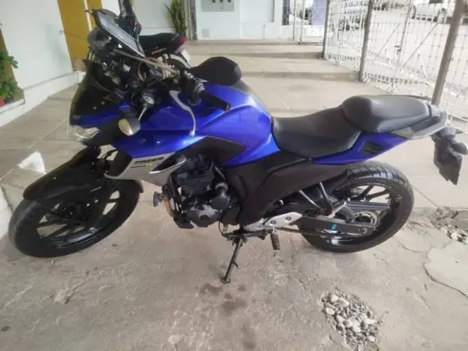 Yamaha FZ25 Fazer 250 2021 Azul | IPVA 2026 Pago | Mecânica em Dia | Venda Direta