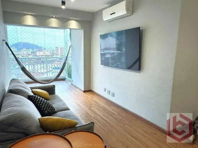 Apartamento com 3 dormitórios à venda, 84 m² por R$ 830.000,00 - Marapé - Santos/SP