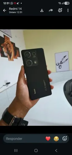 Redmi note 14s Black 5G 256 giga zerado completo 