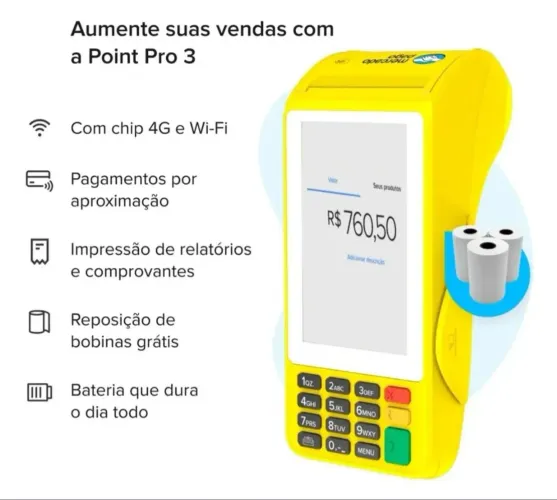 Chegou o super lançamento do Mercado Pago Point Pro 3
