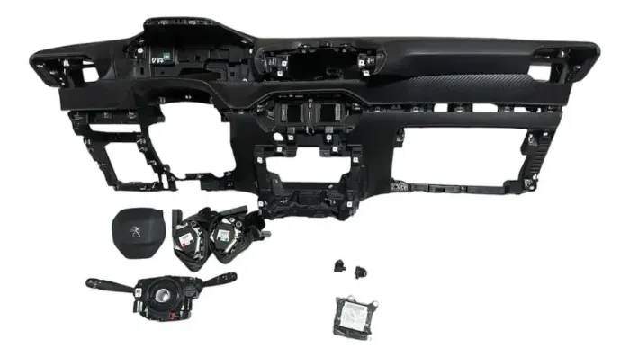  Kit Air Bag Peugeot 208 2022 1.0 Preto