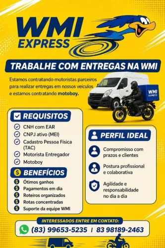 Motoristas entregador
