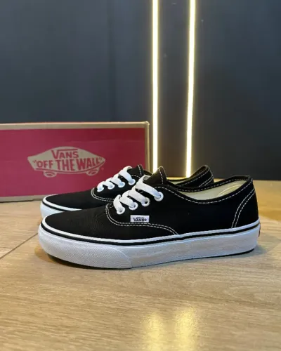 Tênis Vans Authentic Cor: Preto Premium Unissex Disponível 38 ao 43 (Foto Real)
