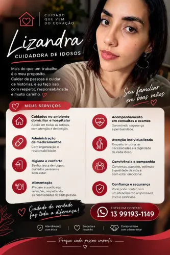 Cuidadora de idosos (ofereço serviços)