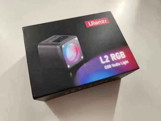 Luz De Led Para Foto Vídeo Estúdio Rgb Magnetico Cob Ulanzi L2 | Câmera Profissional