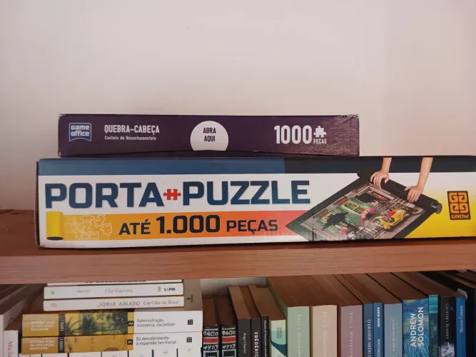 Quebra-cabeças 1000pç lindooo + Porta Puzzle