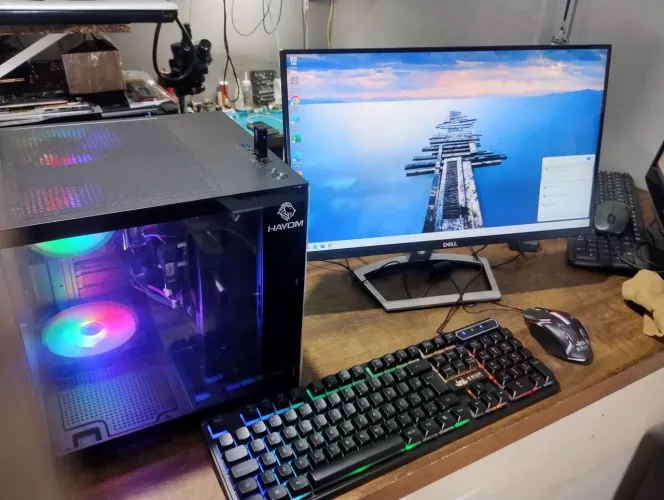 Computador core i3 8gb de ram M2 512 completo monitor 22 Full hd
