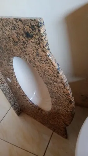 pia de granito banheiro 