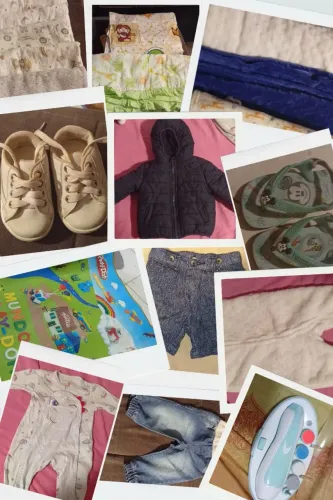 Super Lote Enxoval Bebê / Infantil (Roupas, Calçados, Acessórios e Brinquedos)