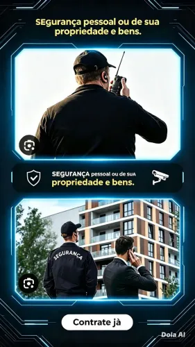 Serviço de segurança privada pessoal ou residencial.