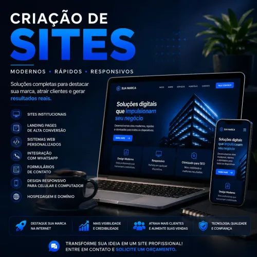 Criação de Sites Profissionais