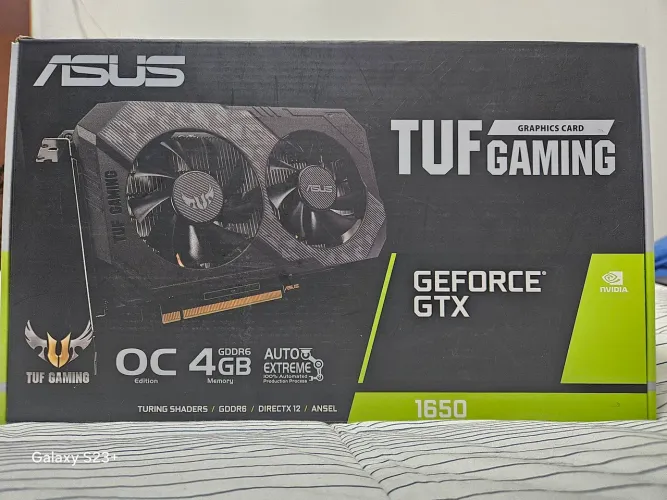 Placa de Vídeo GTX 1650 4GB OC ASUS TUF GAMING