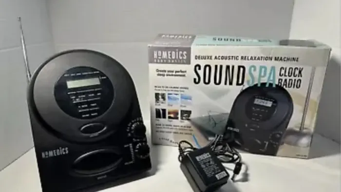 Som Spa Relaxamento Rádio Despertador HOMEDICS