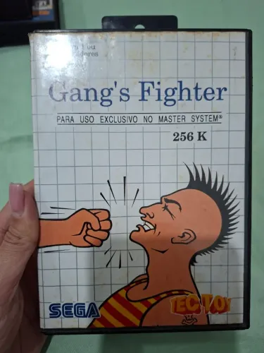 jogo gang's fighter master system tectoy