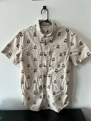 camisa gatos forever 21 tam P